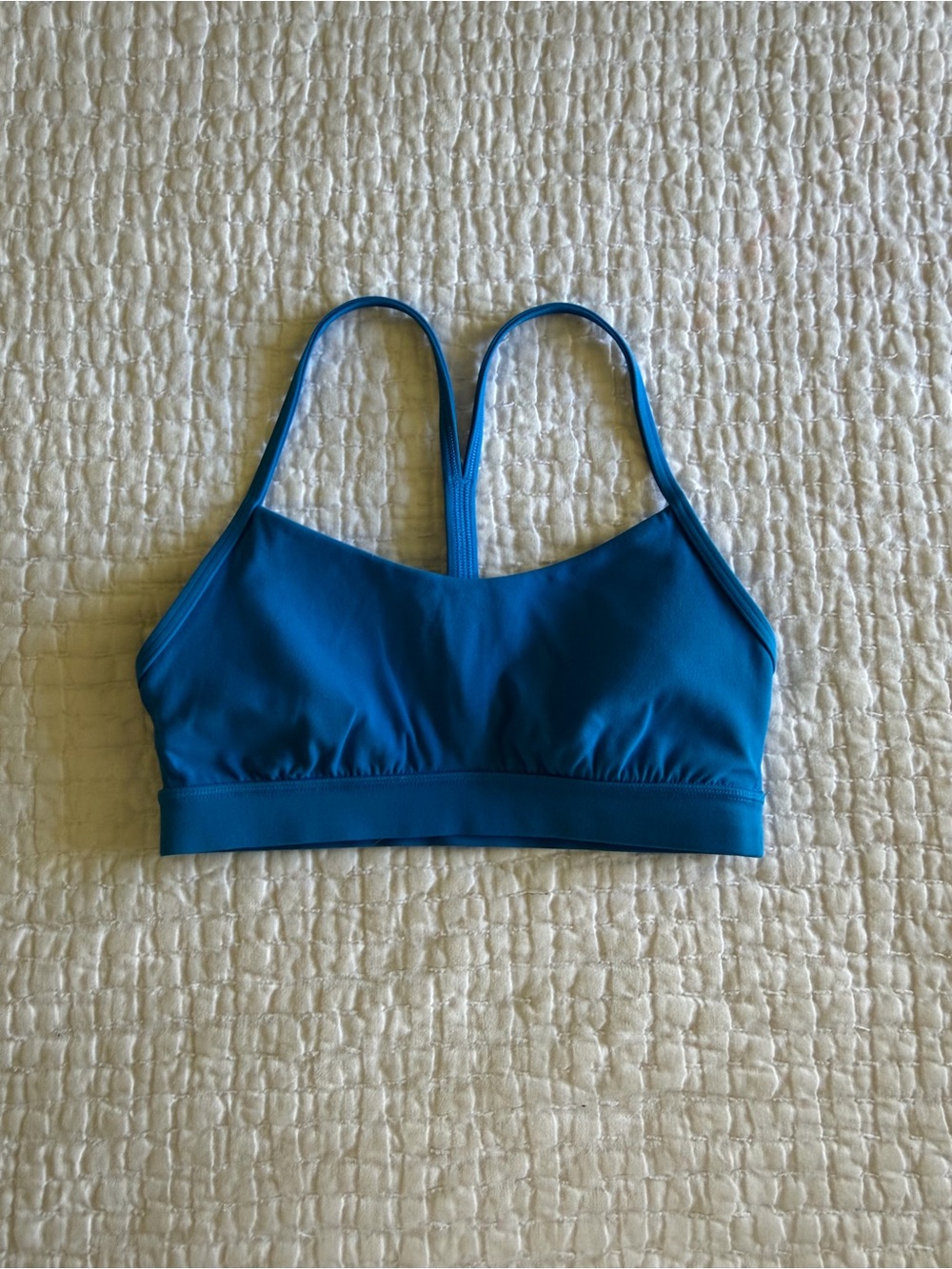 lululemon athletica Blue Strappy Swim Bikini Top